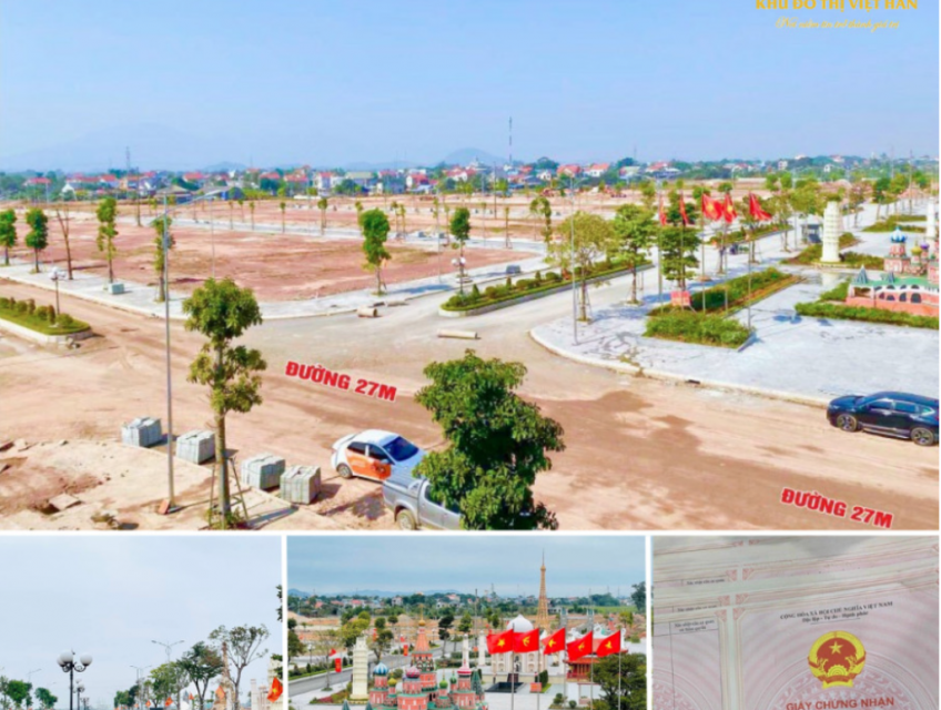 khu đô thị việt hàn thái nguyênnằm ngay trên các tuyến đường trọng điể