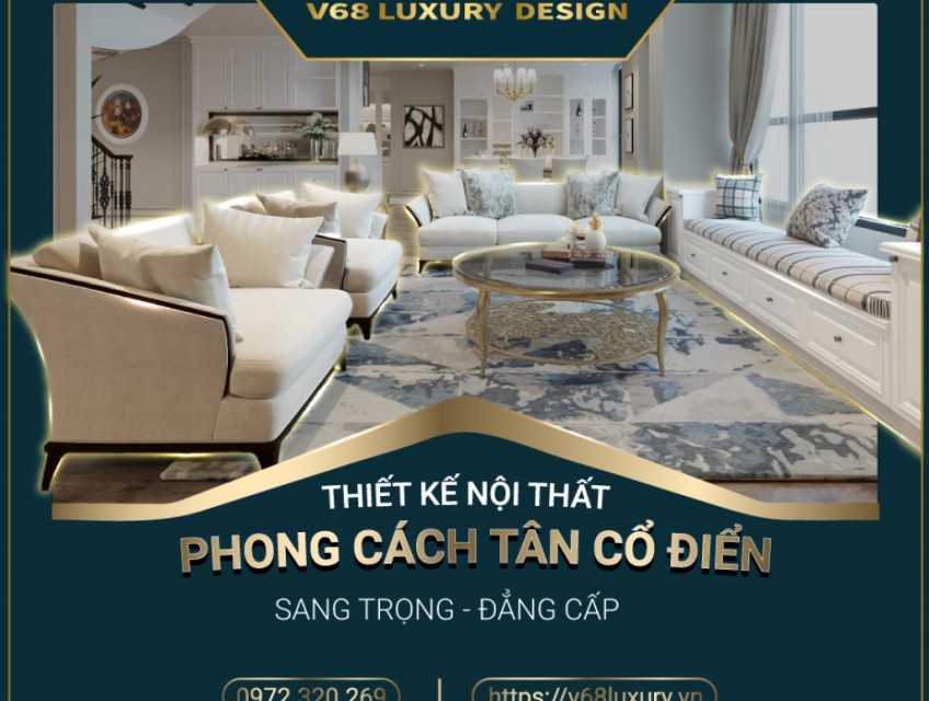 Thiết Kế Nội Thất Biệt Thự Hiện Đại – Sang Trọng Với V68 Luxury