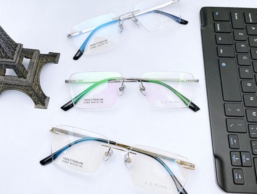 Địa chỉ bán gọng kính titan Coprime 3 mảnh chính hãng giá chỉ 950k