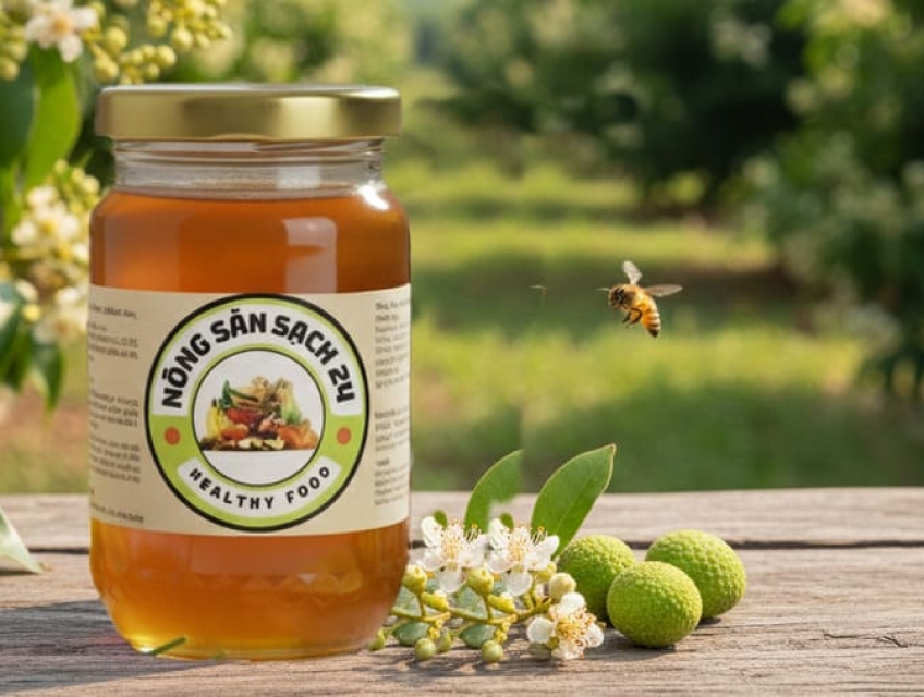 Mật ong hoa vải Chũ nguyên chất 100% – Đặc sản Bắc Giang
