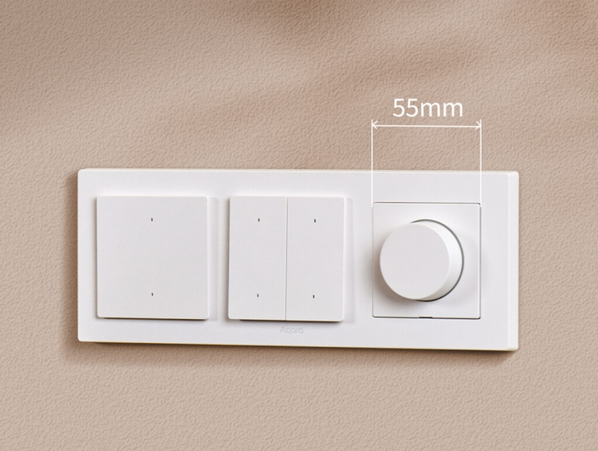Công tắc điều chỉnh độ sáng Aqara Dimmer H2 EU: Phím vật lý, tắt mở nhanh, siêu tiện