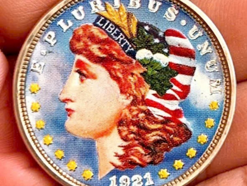 Mặt bạc đúc xưa tuyệt đẹp