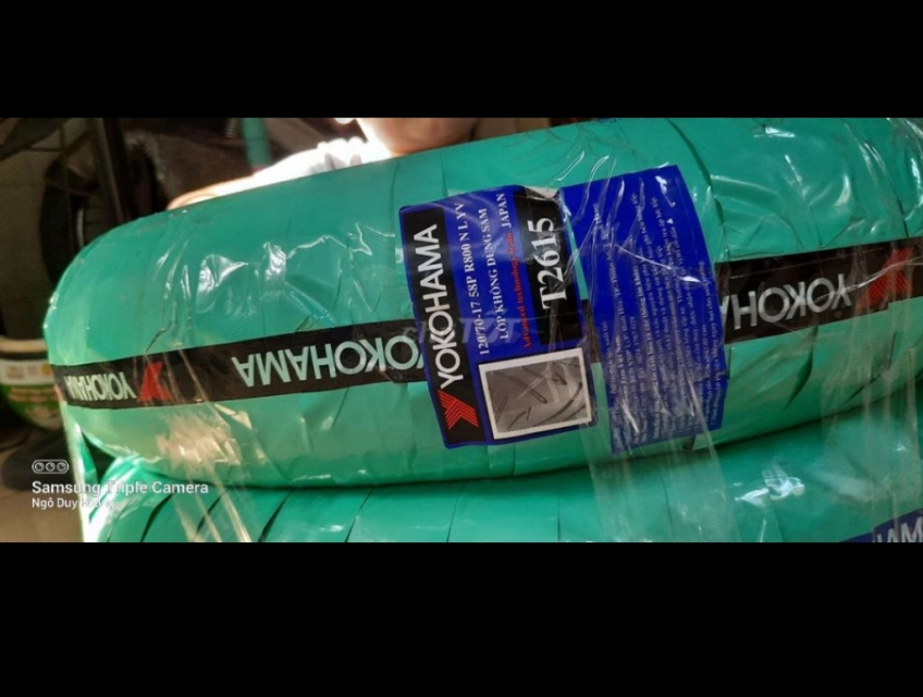 cặp vỏ yokohama ko ruột 120/70-17 R800 VÀ 90/80-17 46P F800 NEW 100%