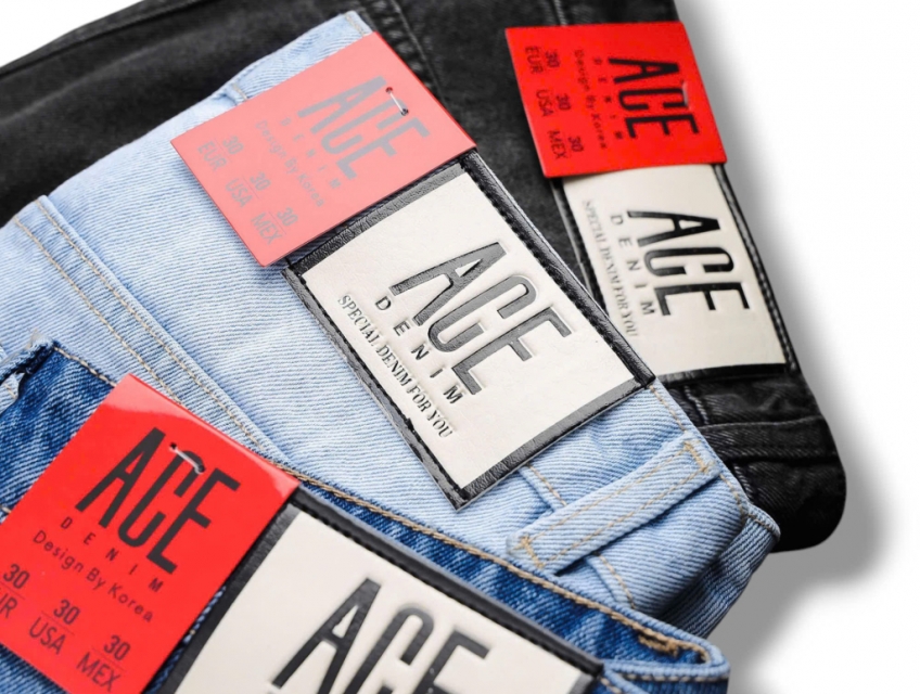 Quần short jean ống gấp ACE