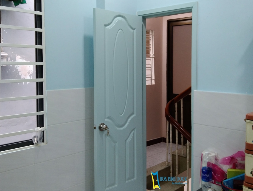 cửa gỗ HDF veneer tại quận Tân Phú