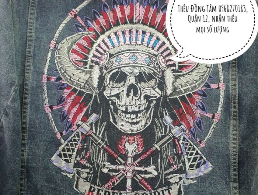 THÊU ĐỒNG TÂM NHẬN THÊU VI TÍNH GIA CÔNG MỌI SỐ LƯỢNG