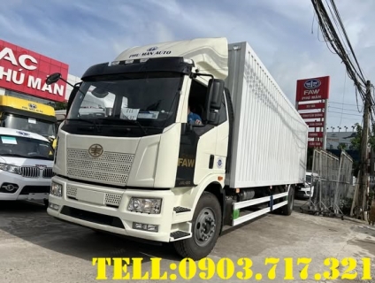Xe tải Faw 7t1 thùng Container 9m9 3 cửa hông