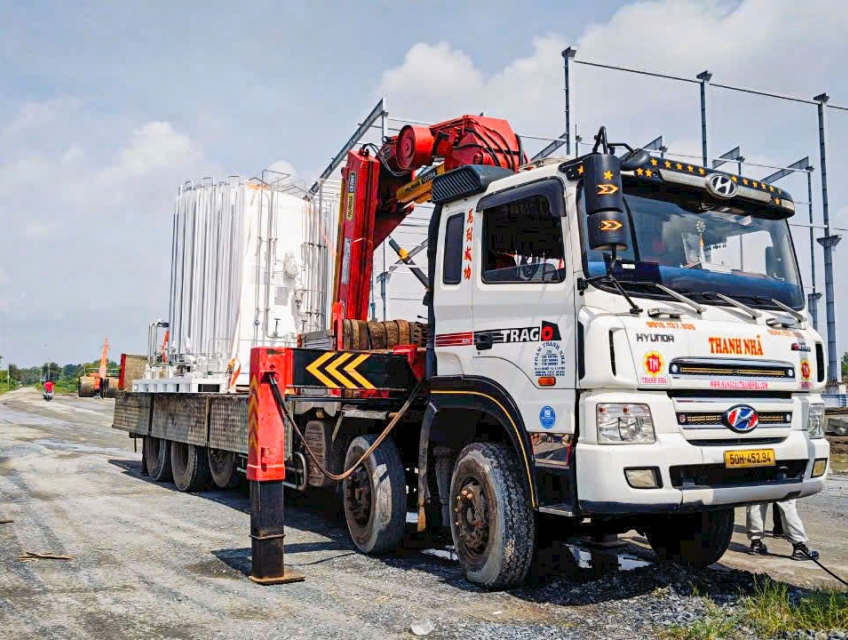 Dịch vụ cho thuê xe cẩu, xe nâng vận chuyển máy móc thiết bị