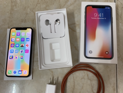 Cần bán: iphone x 64gb black usa zin 99%