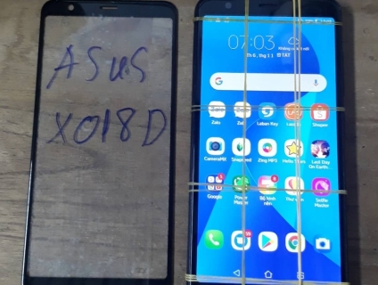 Dịch vụ thay ép kính màn hình asus zenphone max plus m1,x018,....