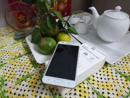 Samsung J5 Prime Pink màu vàng Hồng fullbox 99%