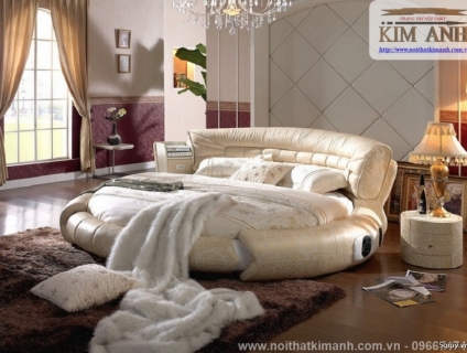 Giường ngủ hình tròn- phong cách ấn tượng cho phòng ngủ