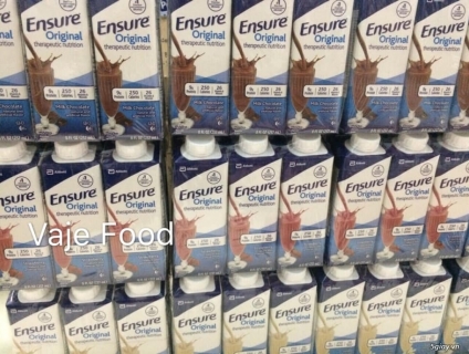 BÁN SỮA HỘP NƯỚC ENSURE NHẬP KHẨU