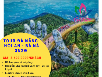 Tour Đà Nẵng 3 ngày 2 đêm khuyến mãi cuối năm