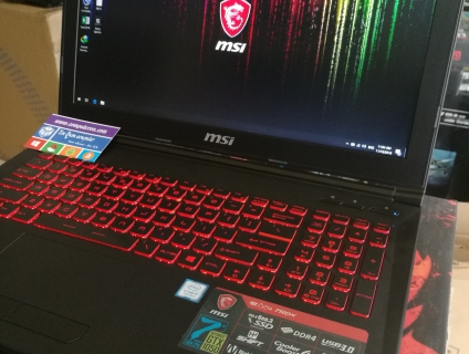 MSI GL62 Gaming core i7 7700HQ Fullbox giá tốt