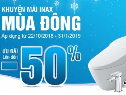 Trong dịp này ở Vĩnh Phúc mua bồn cầu Inax tại Hải Linh có những khuyến mại gì hấp dẫn