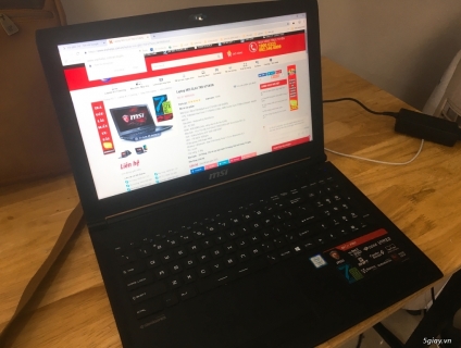MSI GL62 7RD i7-7700HQ, ram 8G, SSD128, VGA 1050, bh9 tháng -ĐN