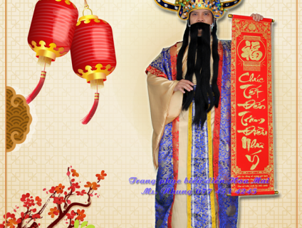 Cho thuê đồ trang phục lễ Tết Thần tài, Phúc Lộc Thọ, táo quân, vua,..