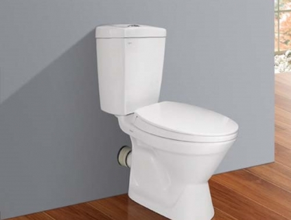 Bồn cầu 2 khối Viglacera đẹp phù hợp không gian phòng tắm diện tích nhỏ