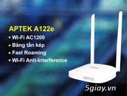 Bộ phát WiFi APTEK A122e chuẩn AC