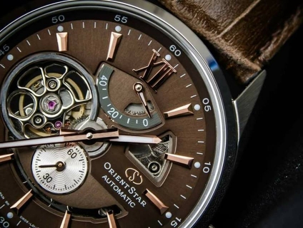 Orient Star Semi Skeleton mặt hề