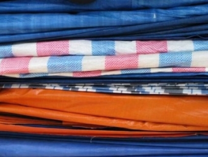 Bạt che công trình, bạt xanh cam, bạt dứa, bạt sọc ,bạt nilong tại hcm