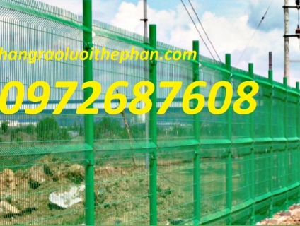 Hàng rào lưới thép, lưới thép hàng rào mạ kẽm, sơn tĩnh điện