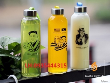 bình thủy tinh 500ml giá hấp dẫn tại đà nẵng, in logo bình thủy tinh