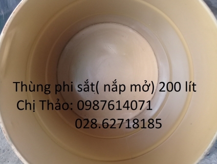 Lu nhựa 120 lít, can nhựa, thùng phi nhựa đã qua sử dụng giá rẻ