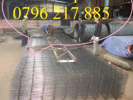 Lưới thép hàn D6 mắt 200*200 cường độ cao dùng cho đổ sàn bê tông