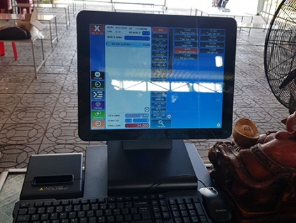 Máy tính tiền cảm ứng cho CAFE, QUÁN ĂN tại Bến Tre