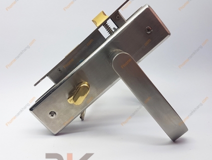 Khóa cửa thông phòng inox NK191M-INOX