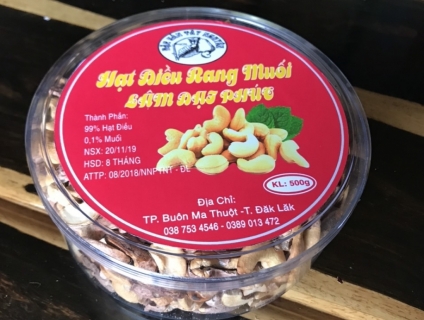 hạt điều rang muối