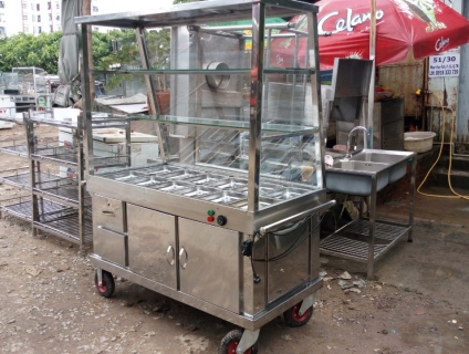 CẦN THANH LÝ XE CƠM HÂM 12 NGĂN INOX MỚI 99% GIÁ RẺ 5 TRIỆU