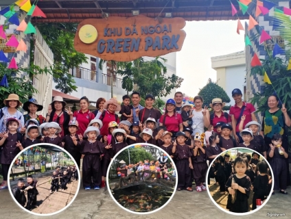 Tour tham quan khu dã ngoại Green Park Củ Chi cho các bé mầm non