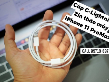 [HOT] - 1 Cọng cáp zin tháo máy iPhone 11 ProMax .. End 22h59 - 21/11/2019