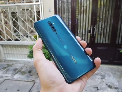 OPPO Reno 2f xanh tinh vân tuyệt đẹp giá bèo cho học sinh cấp 3 !!!