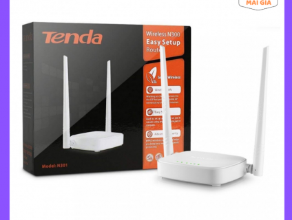 Router WiFi Tenda N301 - Thiết Bị Phát Sóng Wifi Tốc Độ 300Mbps