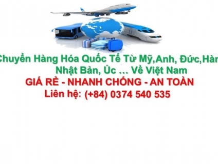 order vận chuyển hàng laptop từ Mỹ về Việt Nam