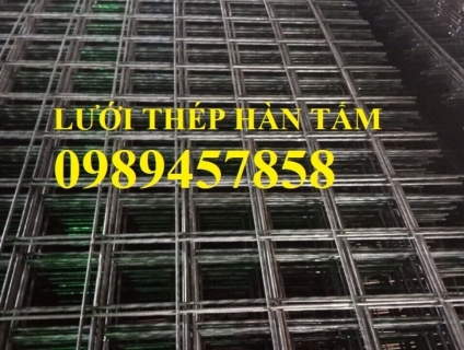 Lưới thép hàn phi 6 gân 200x200, Lưới hàn chập D6 ô 150x150 mới 100%