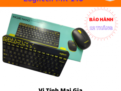 Bàn Phím Mini Không Dây Logitech  Siêu Nhỏ Gọn MK240 Bảo Hành 1 Năm