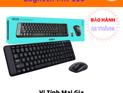 Bộ bàn phím và chuột Logitech MK220 Chính Hãng Bảo Hành 1 Năm