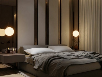 Thiết kế thi công nội thất phòng ngủ đẹp hiện đại Cavanli