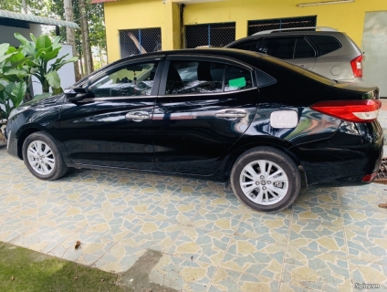 Xe Vios 2019 màu đen số tự động trùm mền mới keng