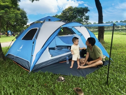 Lều cắm trại tự bung 2 phòng Gazelle Outdoor GL1668