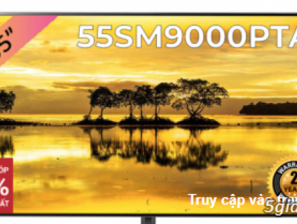 [Mã ELJUN1M giảm 5% đơn 3TR]Smart Tivi LG NanoCell 55 inch 4K UHD 55SM