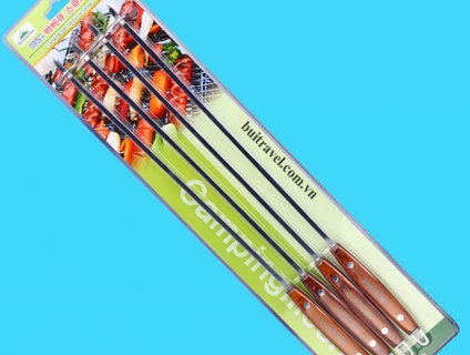 Set 4 que xiên đồ ăn nướng inox bb7314