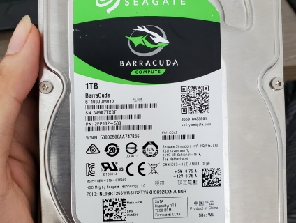 ( Cần bán ) HDD Seagate BarraCuda 1TB/64MB/3.5 - ST1000DM010