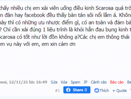 Thực hư viên uống Scarosa có tốt như lời đồn?