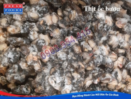 Cần bán thịt ốc bươu đông lạnh IQF cung cấp suất ăn công nghiệp